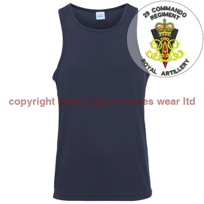 29 Commando Royal Artillery Embroidered Sports Vest