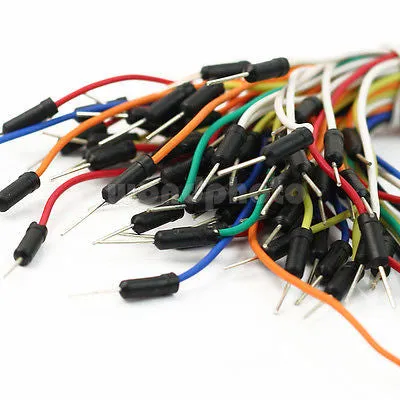 65 Pcs Solderless Male - Male  Breadboard Jumper Cables Wires for Arduino Pi