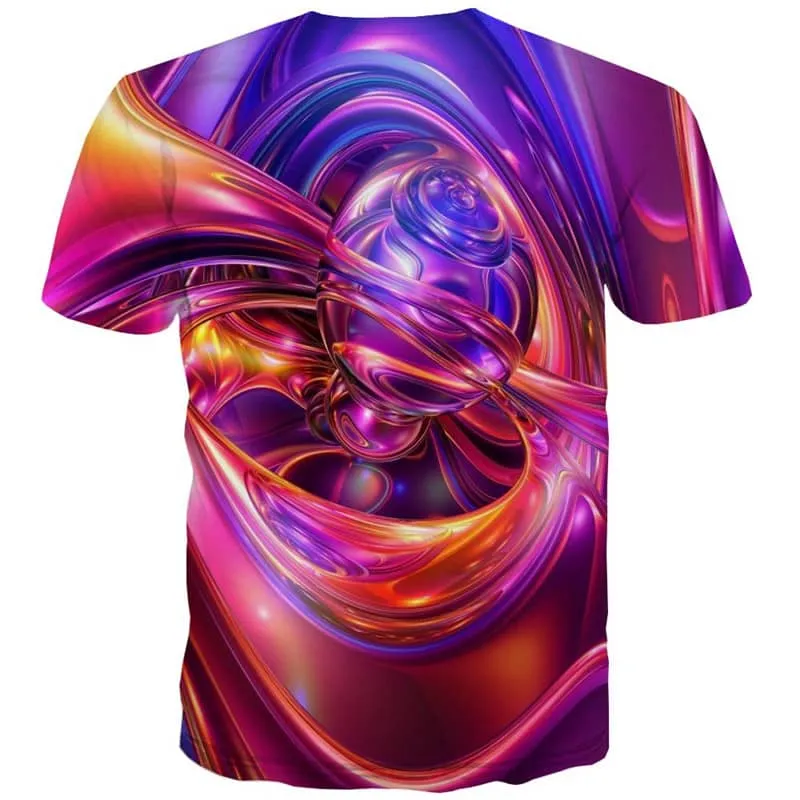 abstract t shirt  Print clothes personality  fun geometric colorful art art costume Cool man