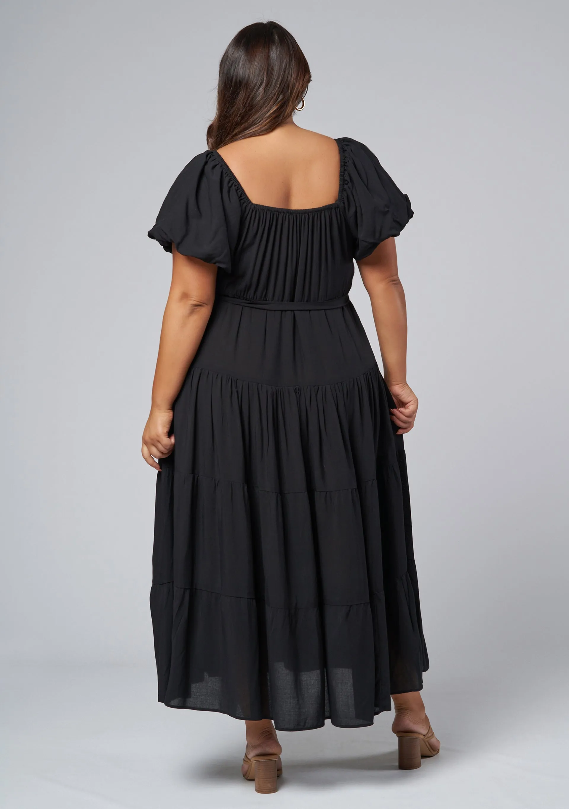 Amelia Tiered Midi Dress