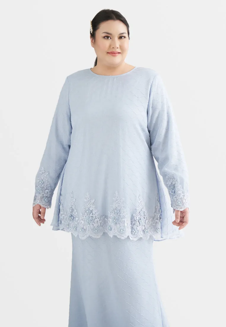 Amour Romance Mermaid Lace Kurung Set