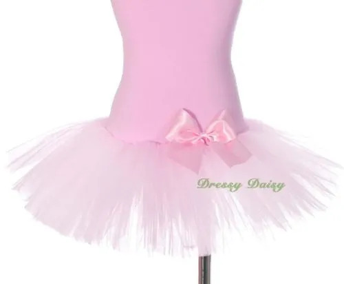 BA056 Girl Diamante Ballet Tutu Dance Fairy Costume Toddler Kid Size 3 4 5 6 7 8