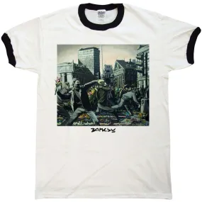 Banksy Riot Painting T-Shirt