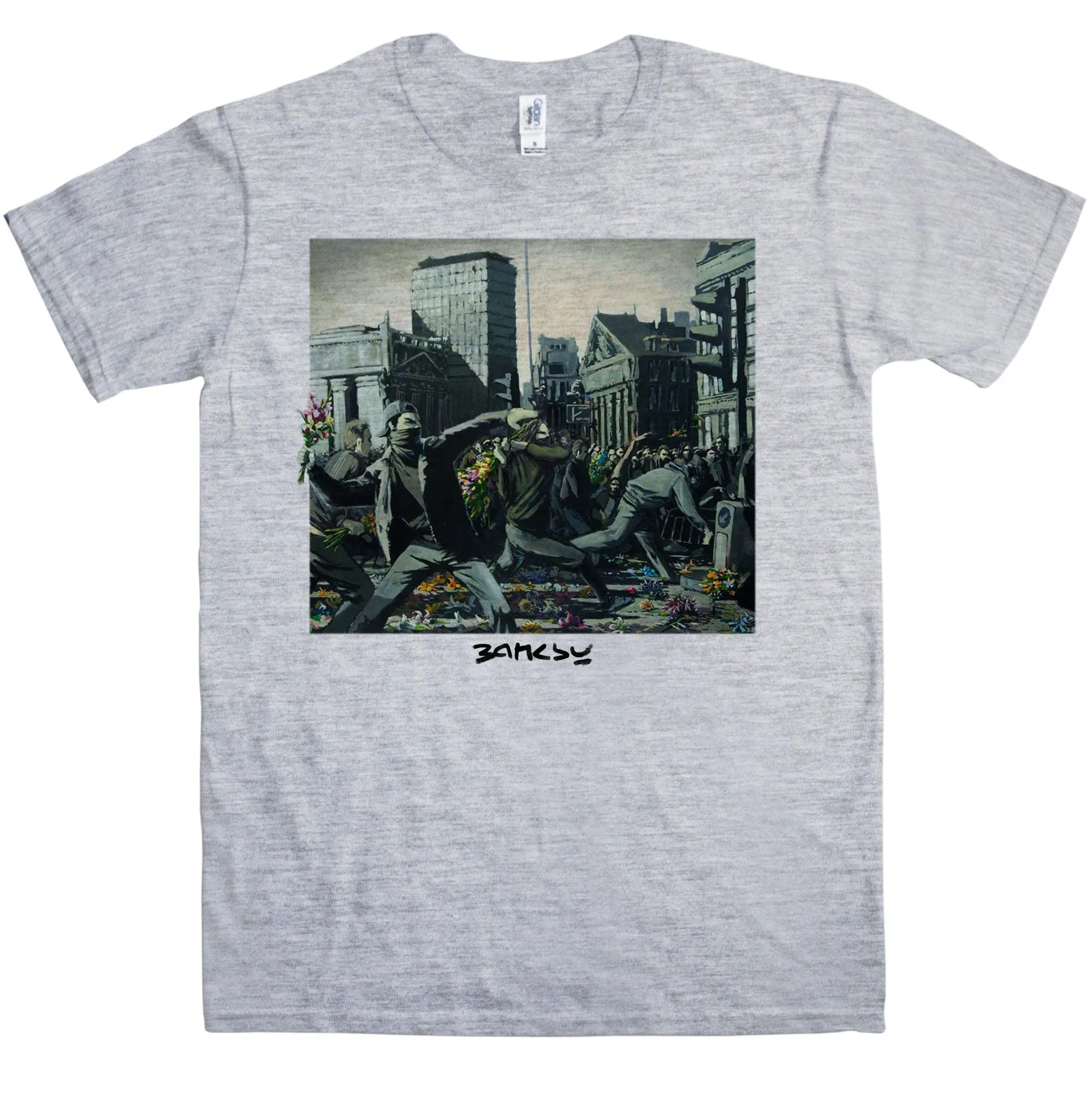 Banksy Riot Painting T-Shirt