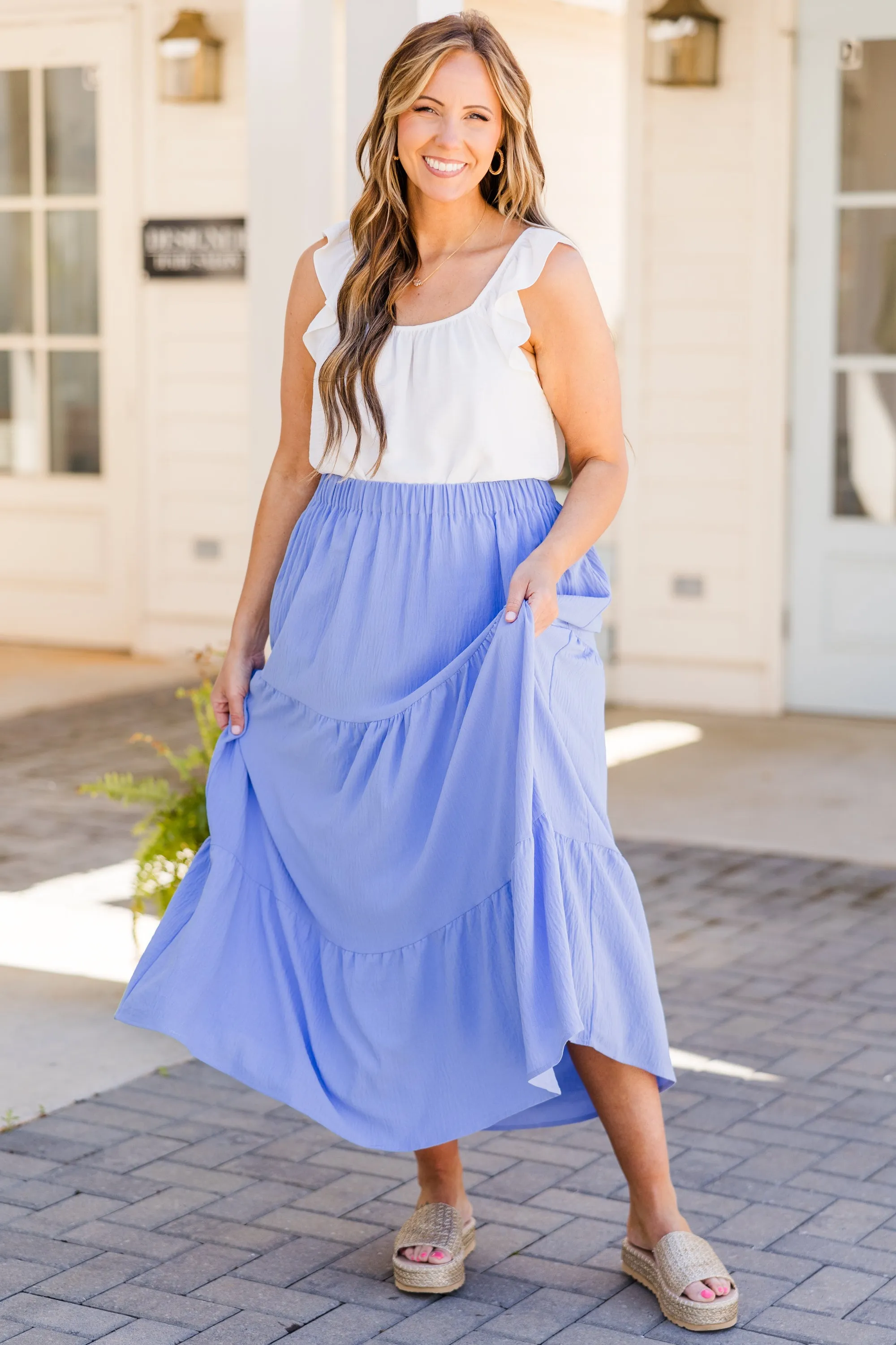 Be That Girl Skirt, Periwinkle