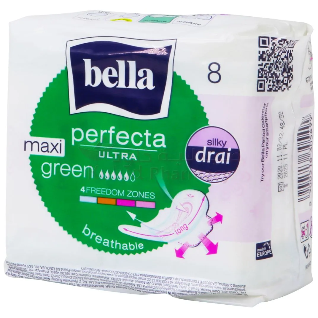 Bella Perfecta Ultra Maxi Green Sanitary Pads 8 PC