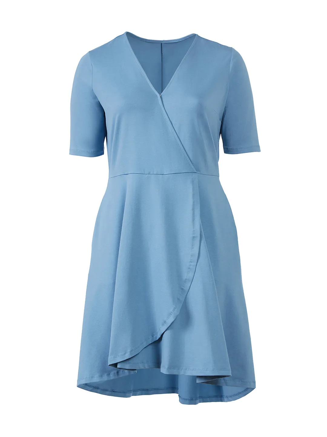 Blue Heaven Wrap Dress