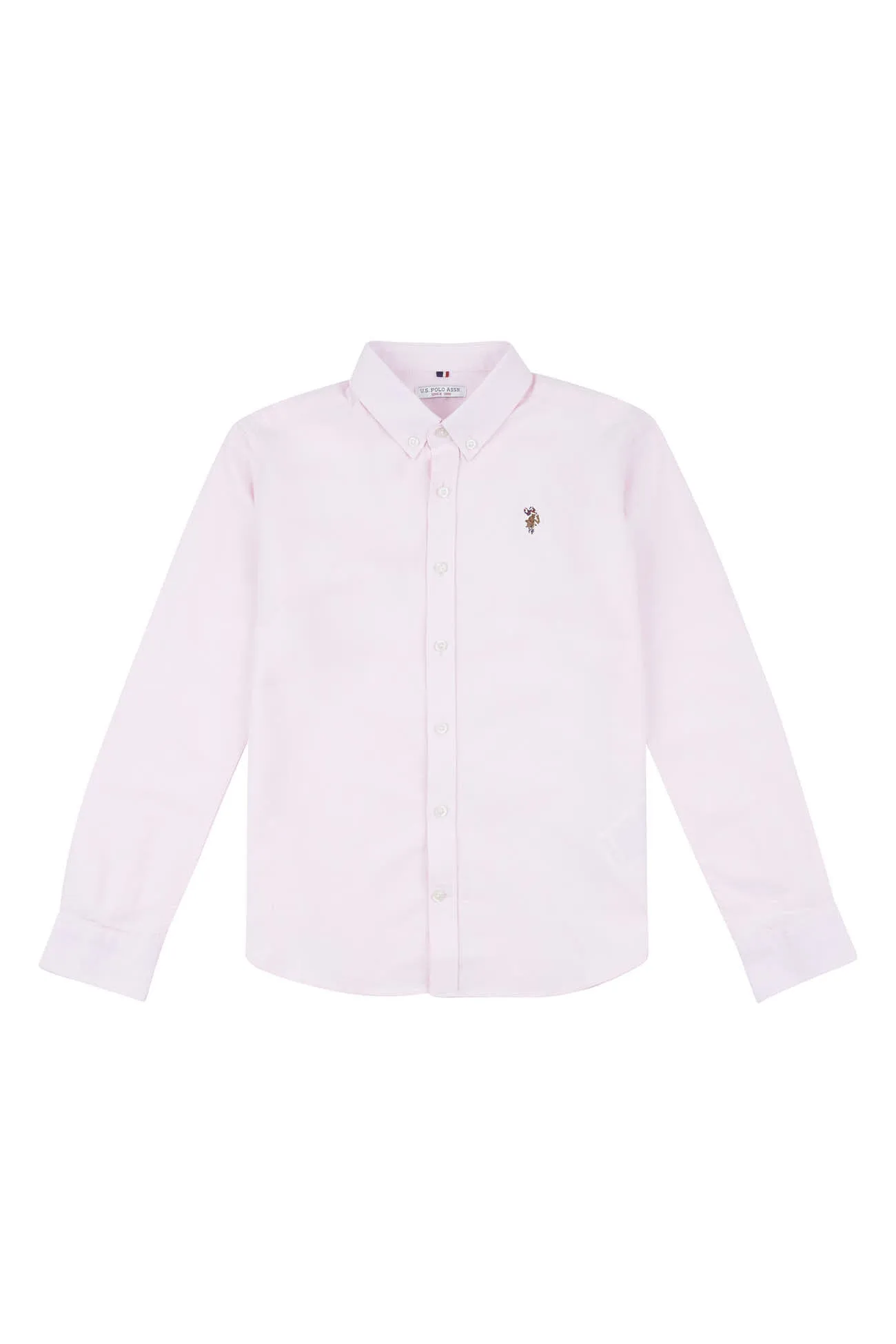 Boys Lifestyle Peached Oxford Shirt in Orchid Pink