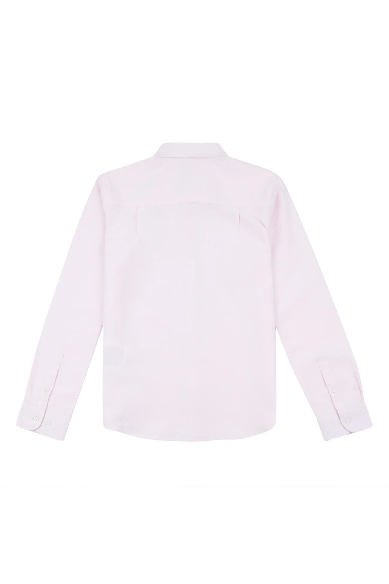 Boys Lifestyle Peached Oxford Shirt in Orchid Pink