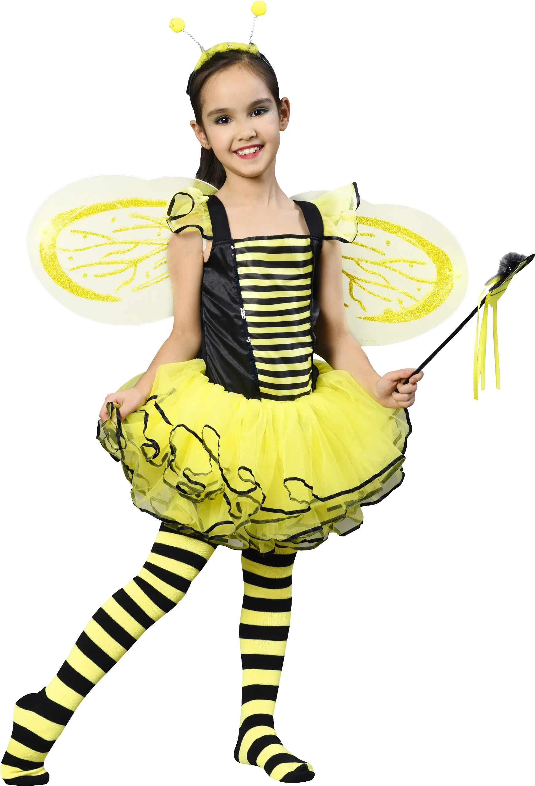 Bumble Bee Costume, Princess Fancy Dress Up(Tutu, Wings, Antenna)