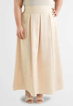 Carlita Elegant Party Satin Skirt (094202)