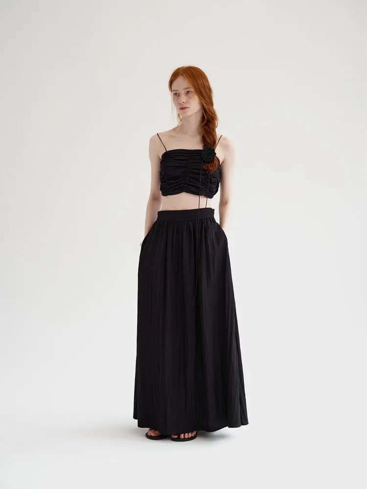 Casual Pleated Skirt