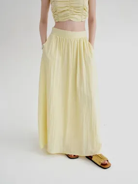 Casual Pleated Skirt