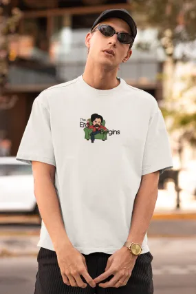 Chengiz Jeet Playful Cartoon Style Two Oversized Tshirt