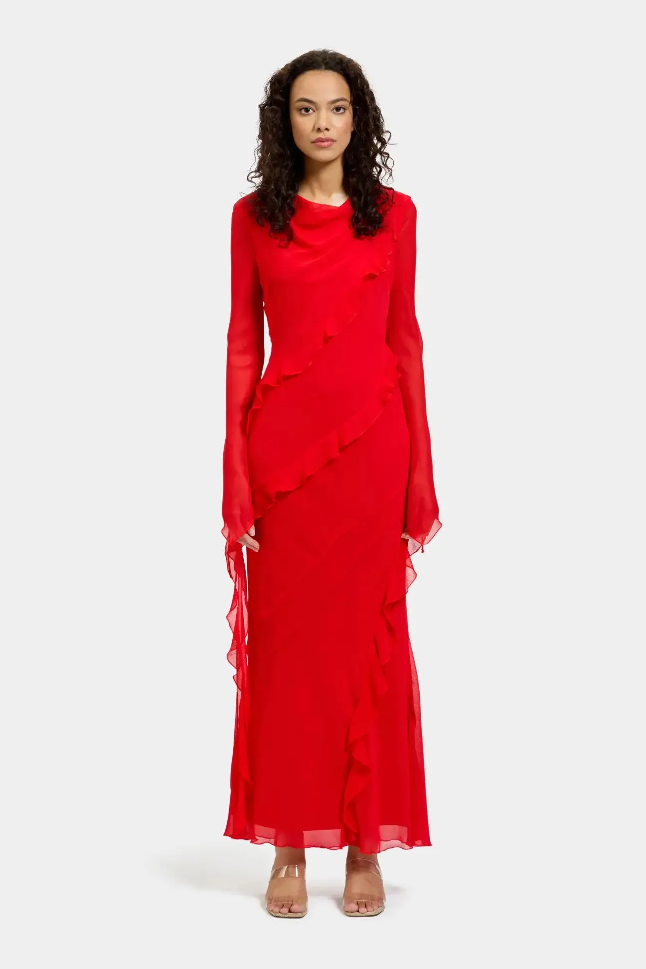 Circe Dress in Flame