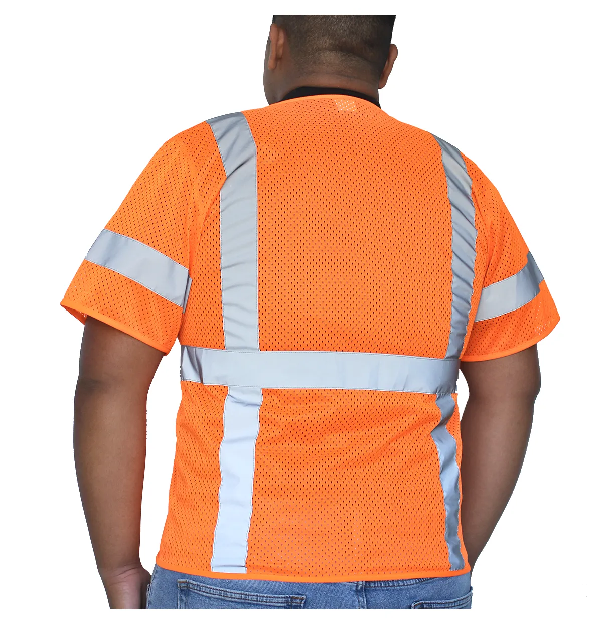 Class 3 Hi Vis Orange Vest With Sleeves (Multi-Pockets)