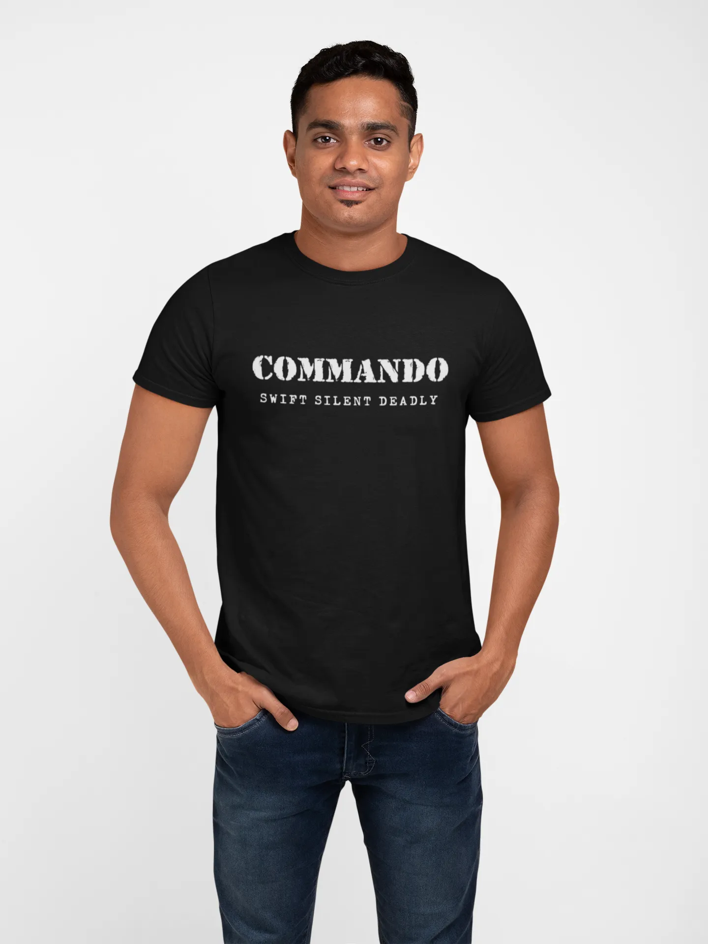 Commando T-shirt - Commando - Swift Silent Deadly (Men)