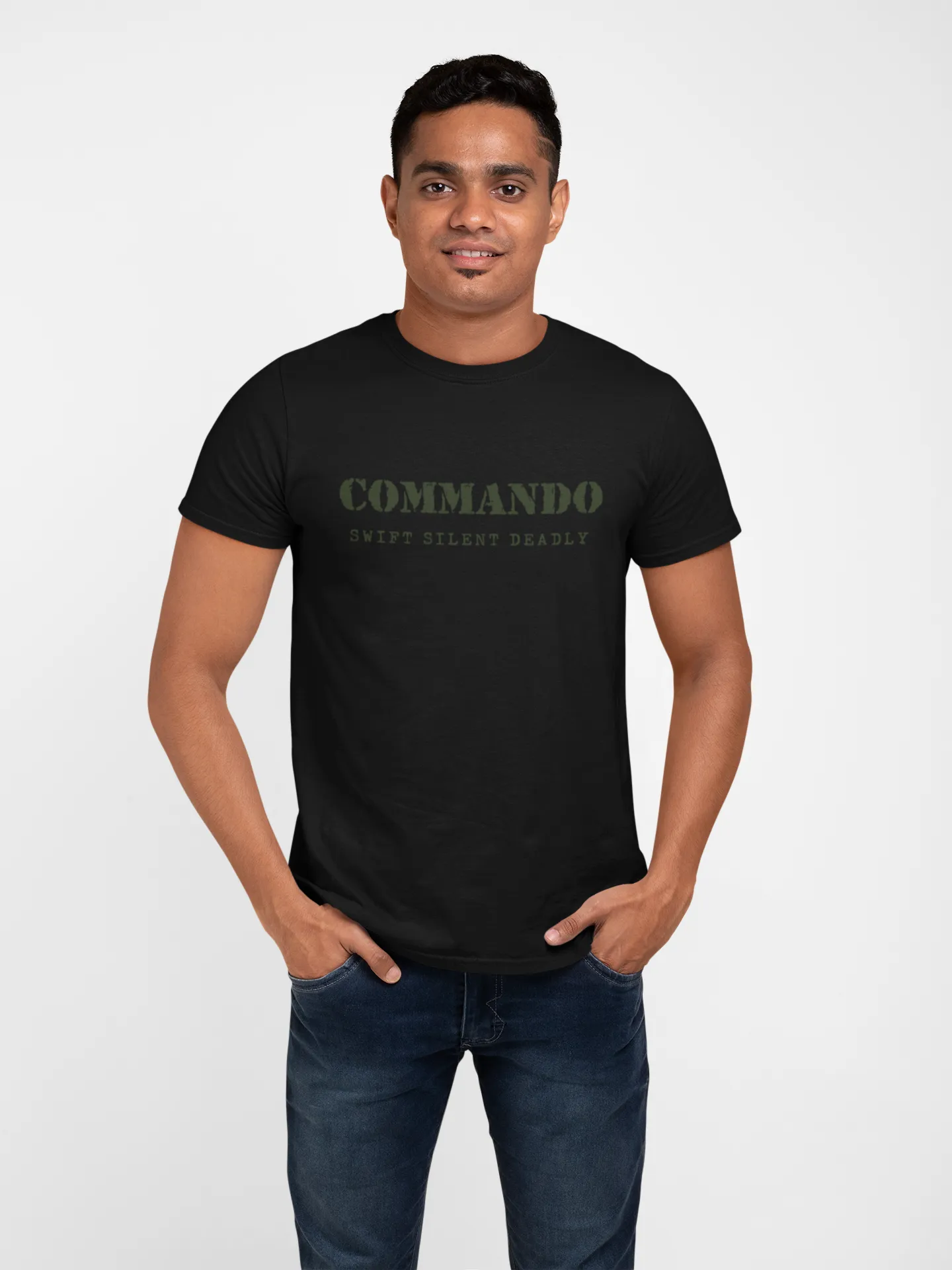 Commando T-shirt - Commando - Swift Silent Deadly (Men)