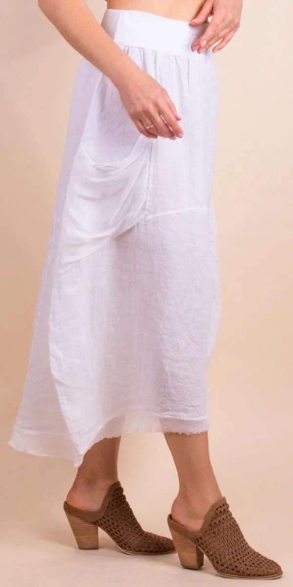 Cremona Linen Skirt