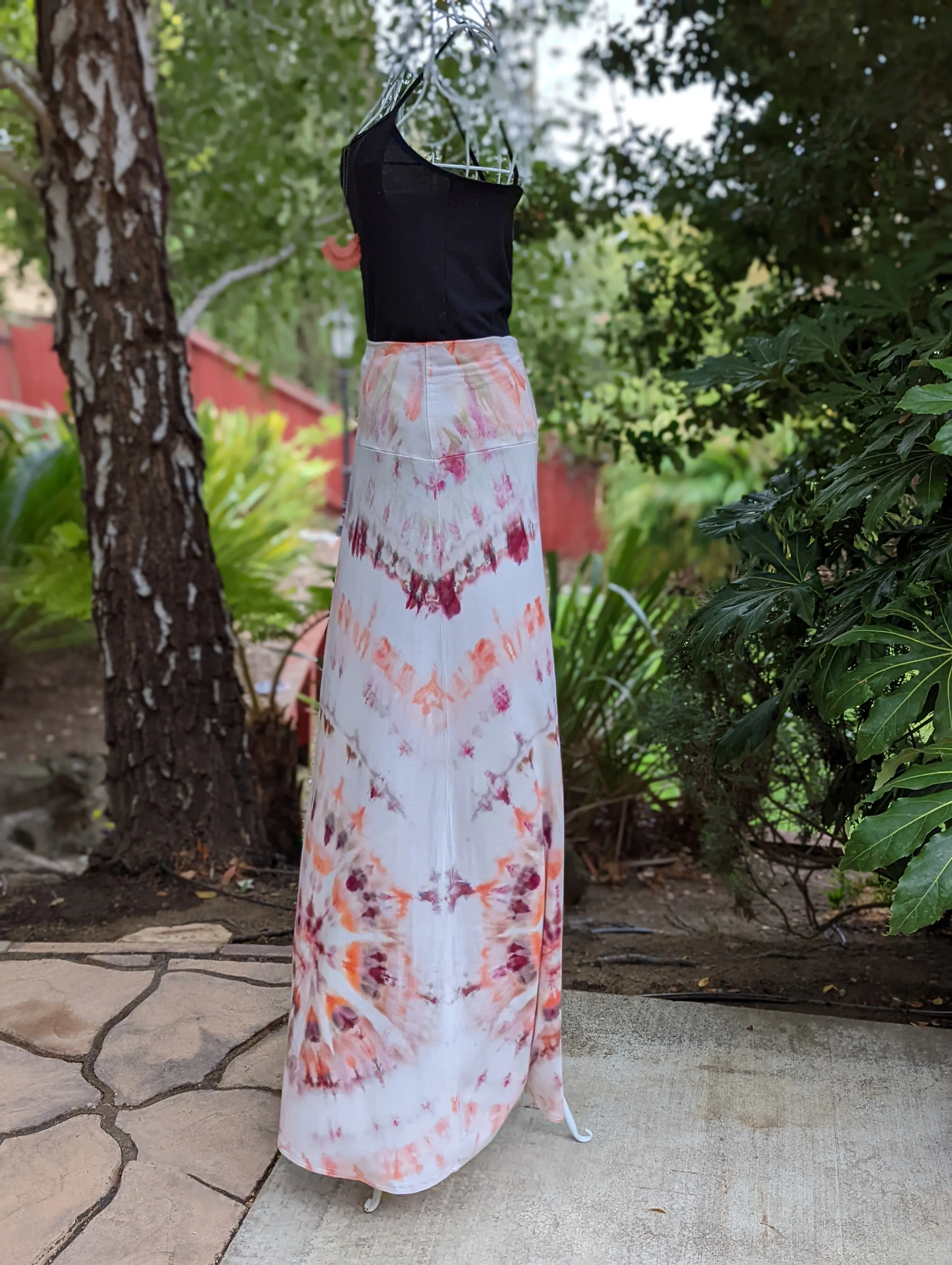 Custom Spiral Maxi Skirt and Geode Overall Shorts & Colander Spiral Tank Top  for Meaghan