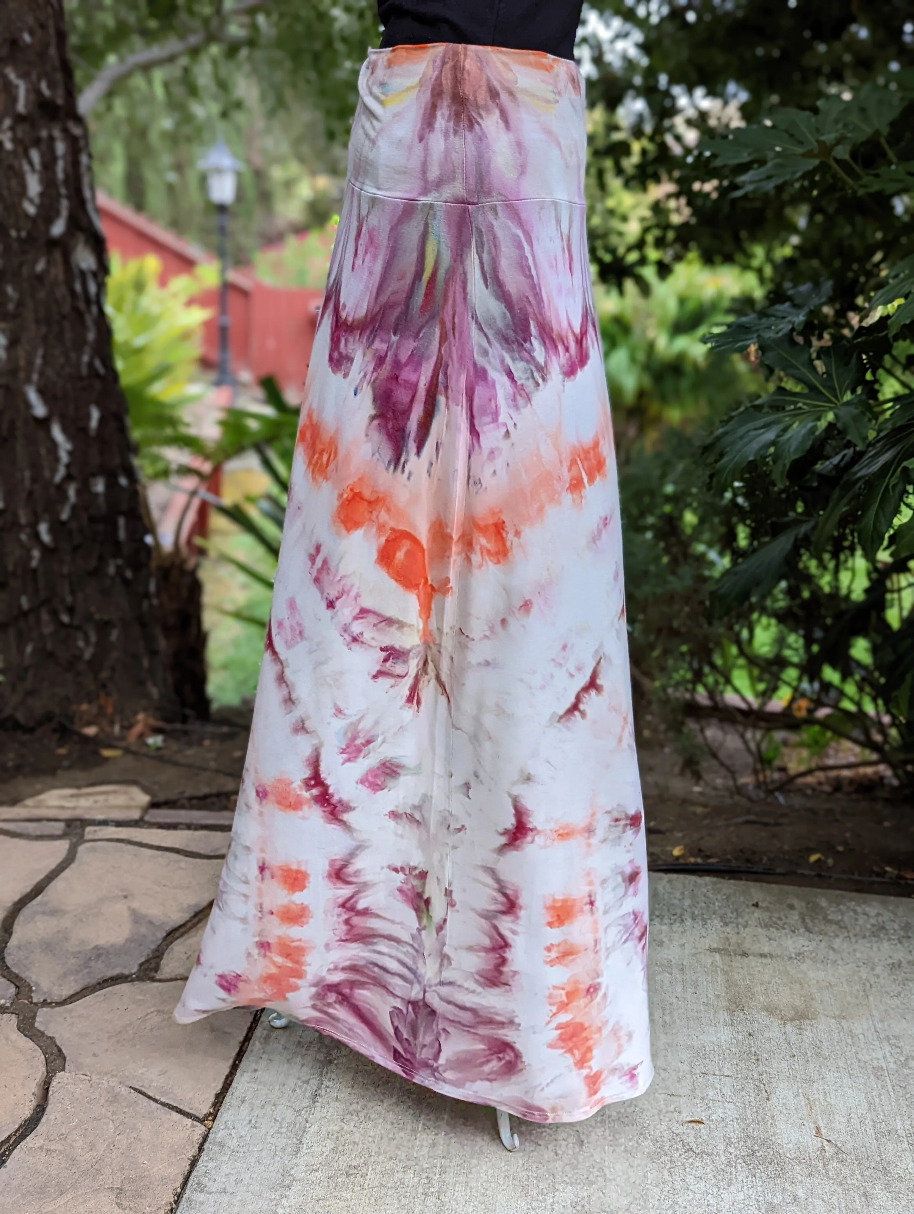 Custom Spiral Maxi Skirt and Geode Overall Shorts & Colander Spiral Tank Top  for Meaghan