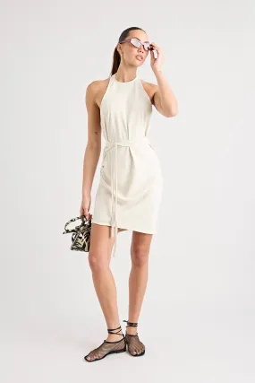 CYRIL WRAP DRESS | SAND