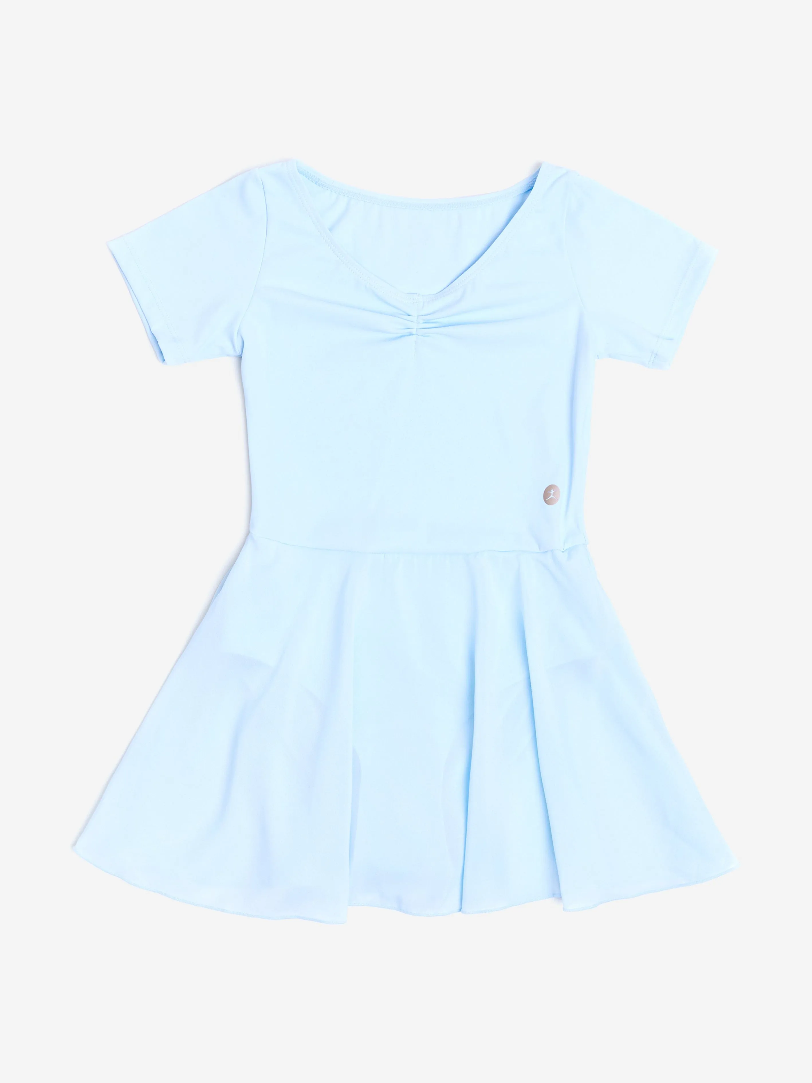 Danskin Girls Tendu Leotard With Skirt in Blue