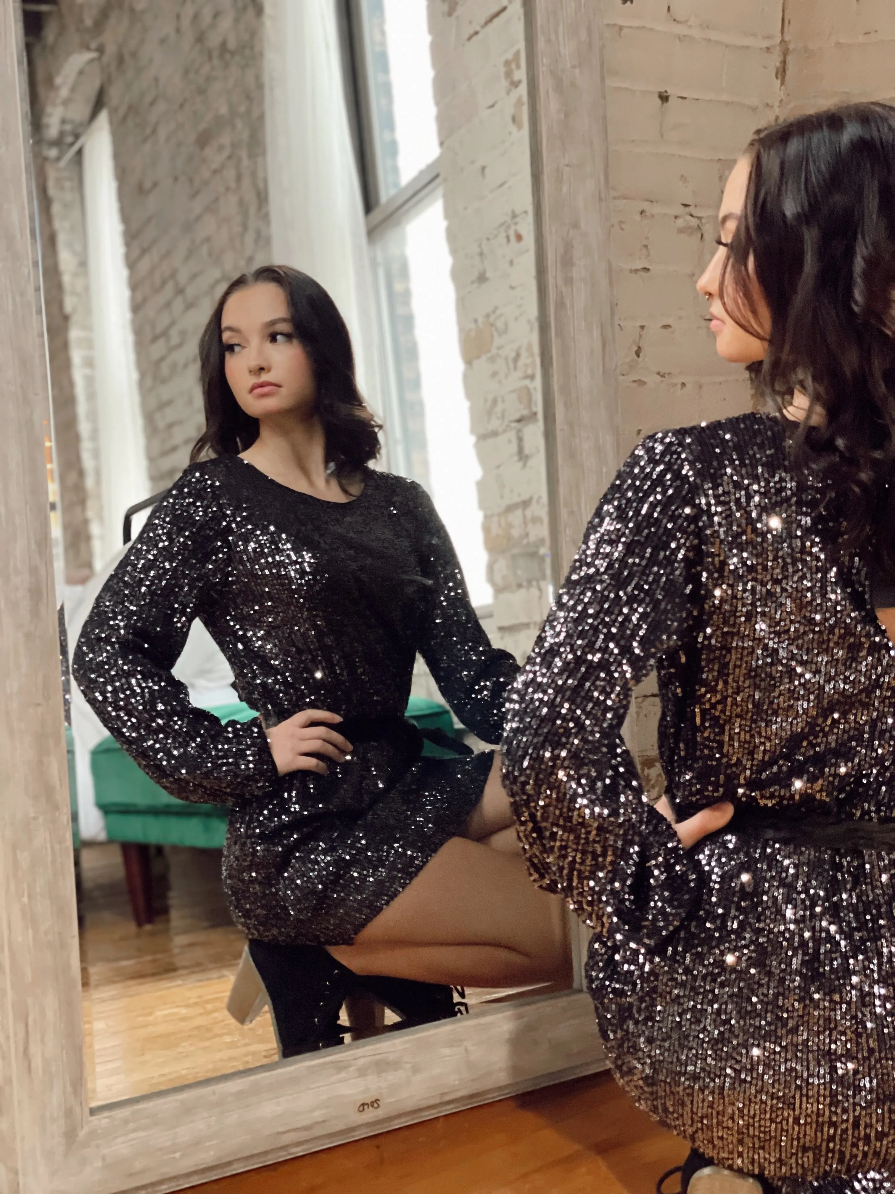 Dazzle Me Sequin Dress - Final Sale