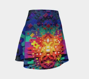 Deep Band Flare Skirt | TAS Visuals