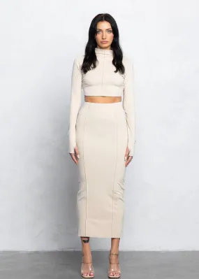 Desert Schemes Skirt Set in Stone