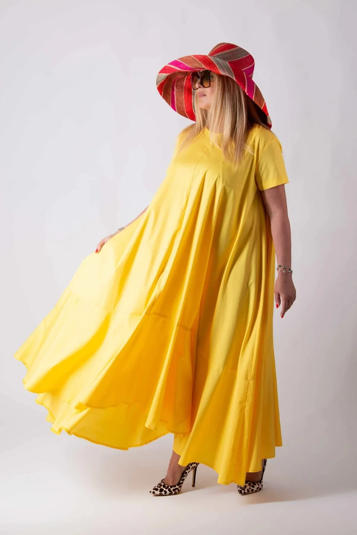 DIVA Yellow Summer Dress