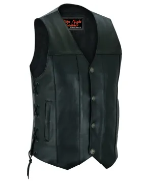 DS142 Men's Single Back Panel Concealed Carry Vest (Buffalo Nickel Head Snaps)