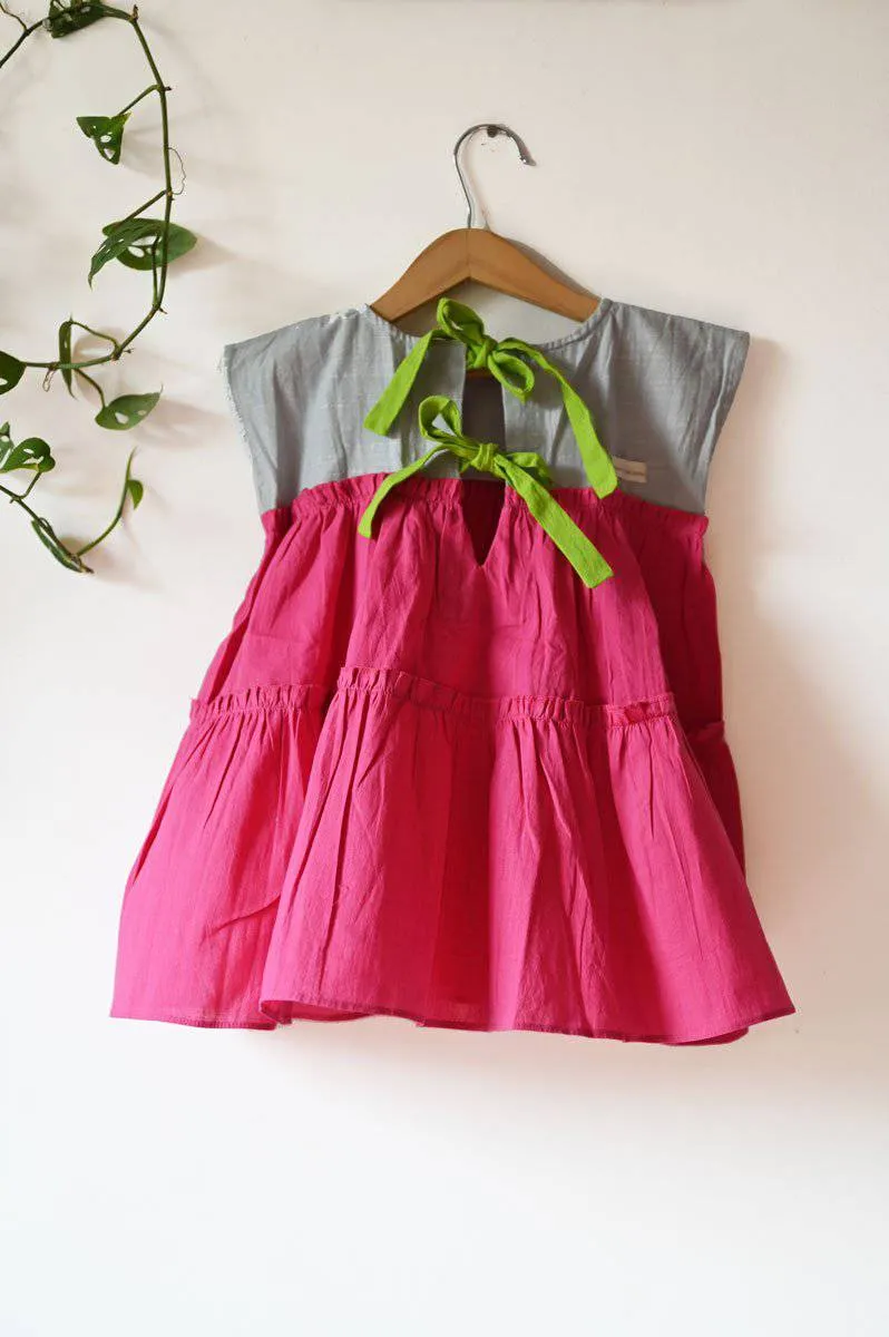 Earth Child' Tiered Maxi In Pink