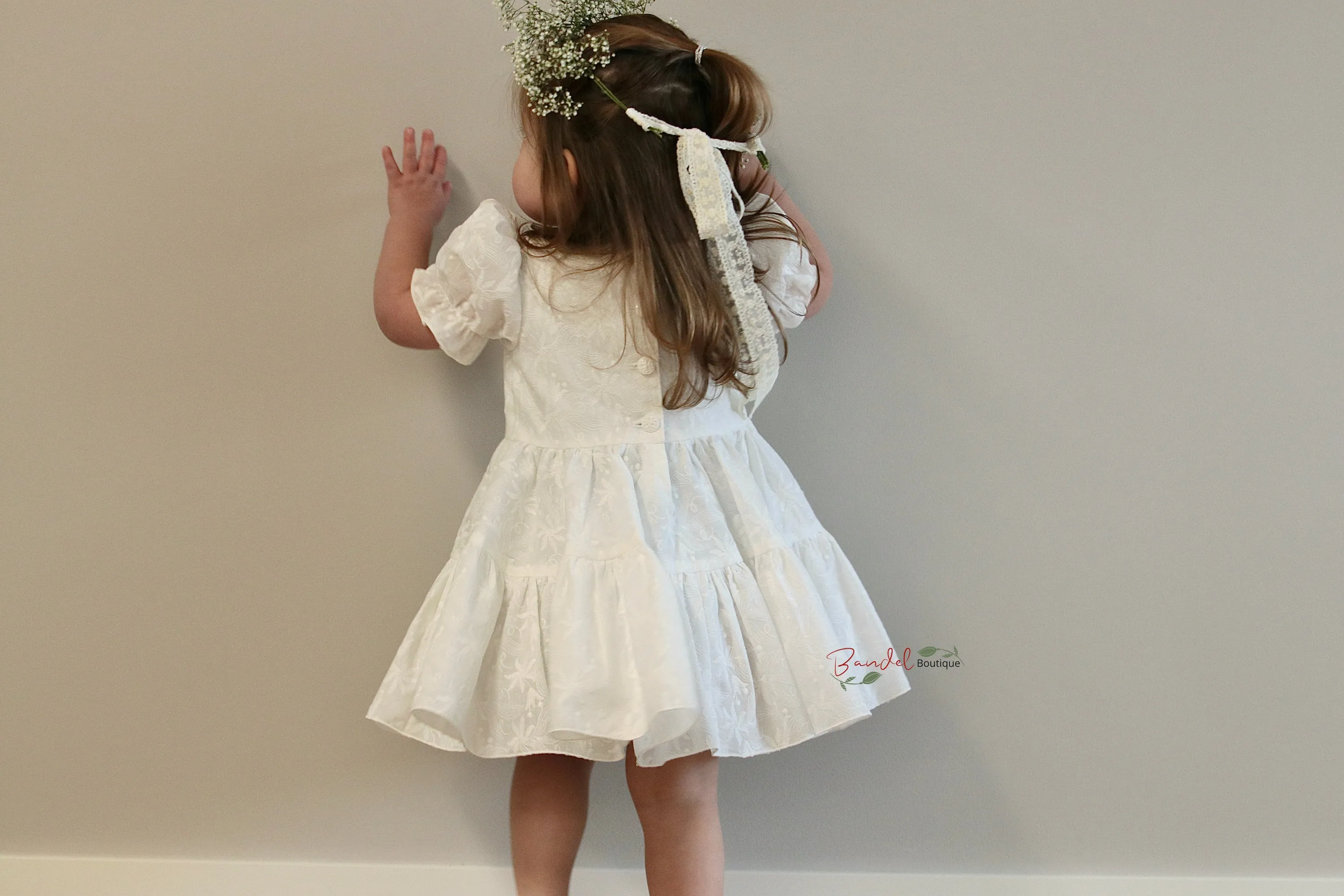 Embroidery Ivory Dress