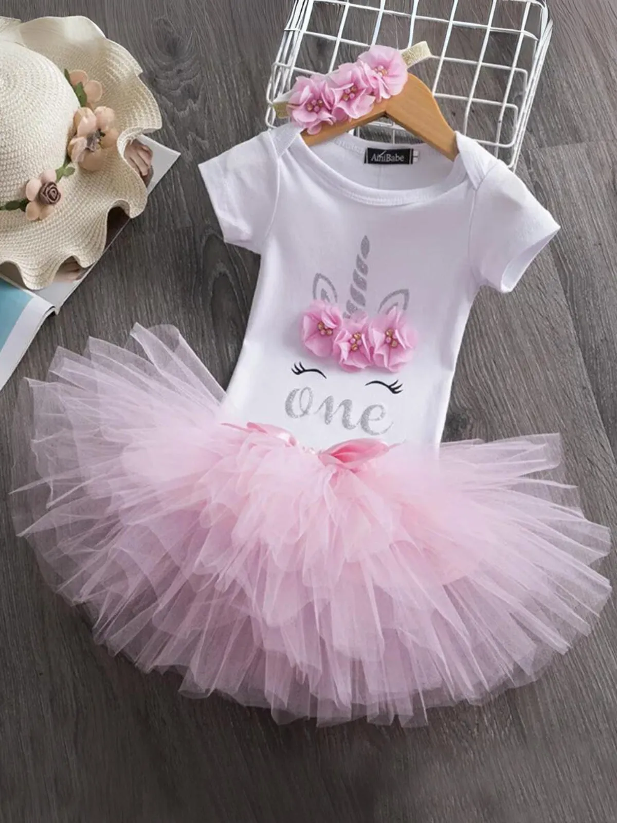 Enchanted Unicorn First Birthday Outfit