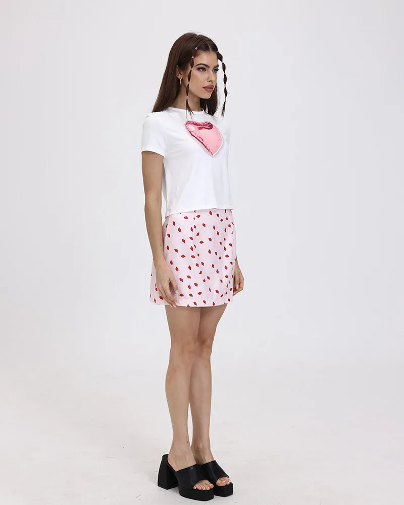 Eternal Strawberry Farm Skirt