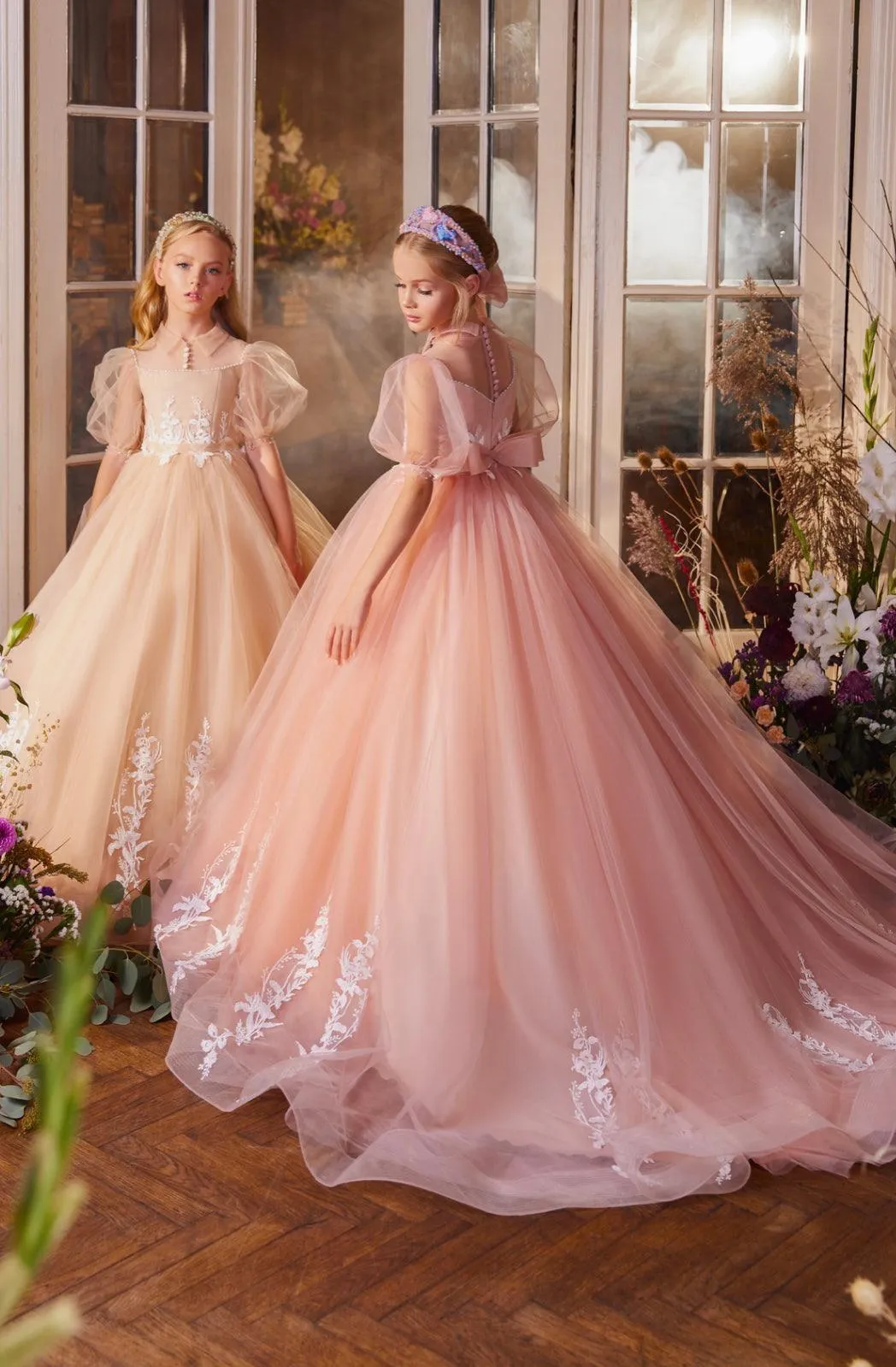 Ethereal  Floral Princess Gown