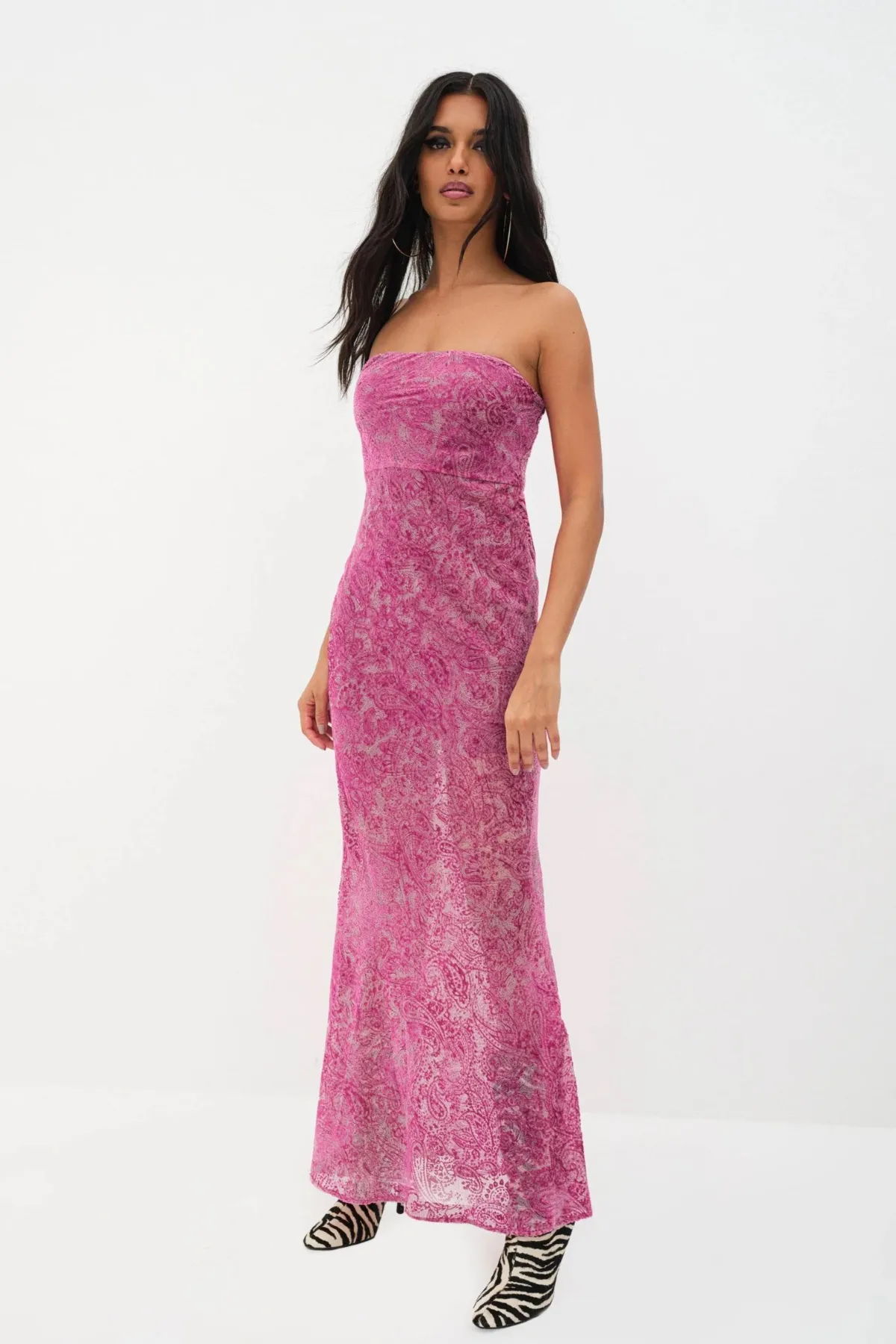 Francesca Purple Maxi Dress