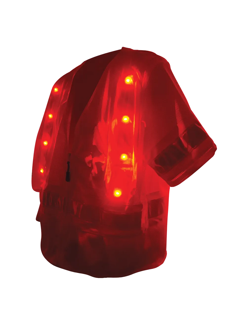 FrogWear® HV Lightweight Mesh Safety LED Vest - GLO-12LED