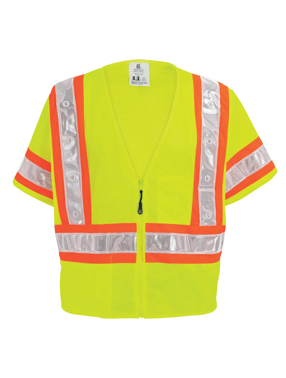 FrogWear® HV Lightweight Mesh Safety LED Vest - GLO-12LED