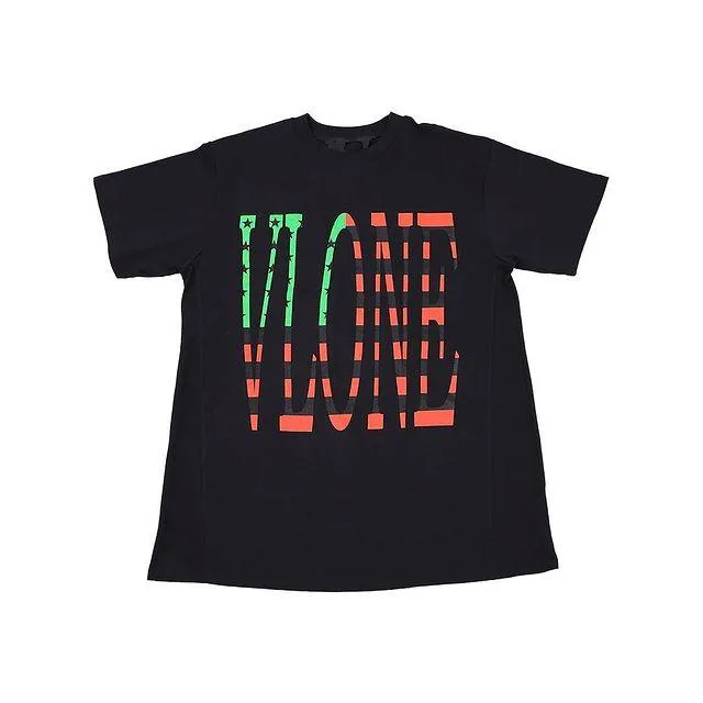 Giftngon - Fragment X Vlone Style USA Flag Tee