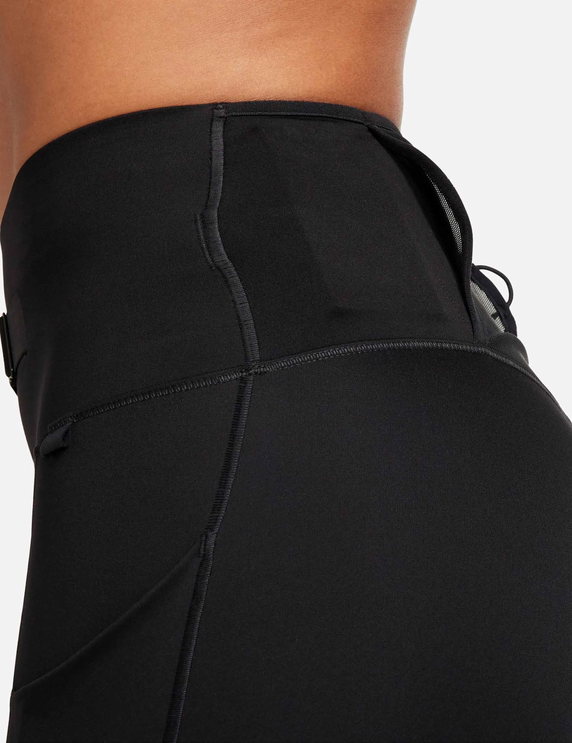 Go Trail High Waisted 7/8 Leggings - Black/Dark Smoke Grey