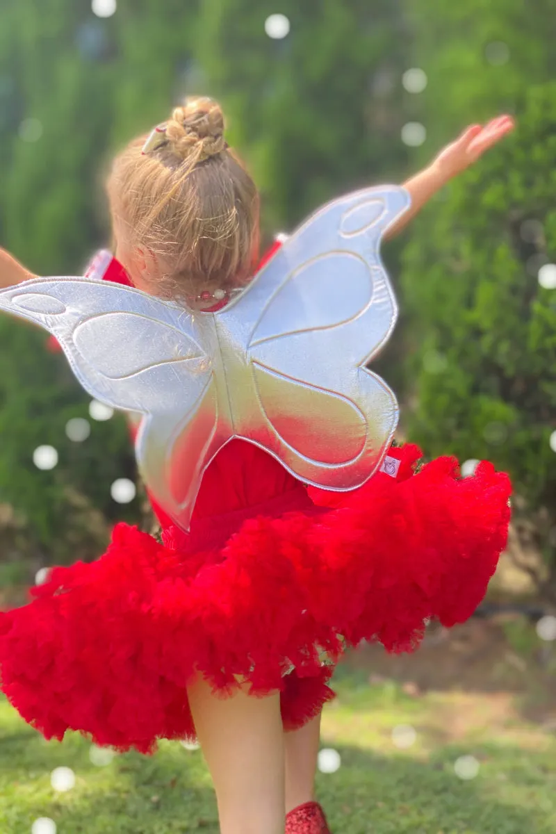 Heavenly Tulle PettiSkirt  - Festive Red