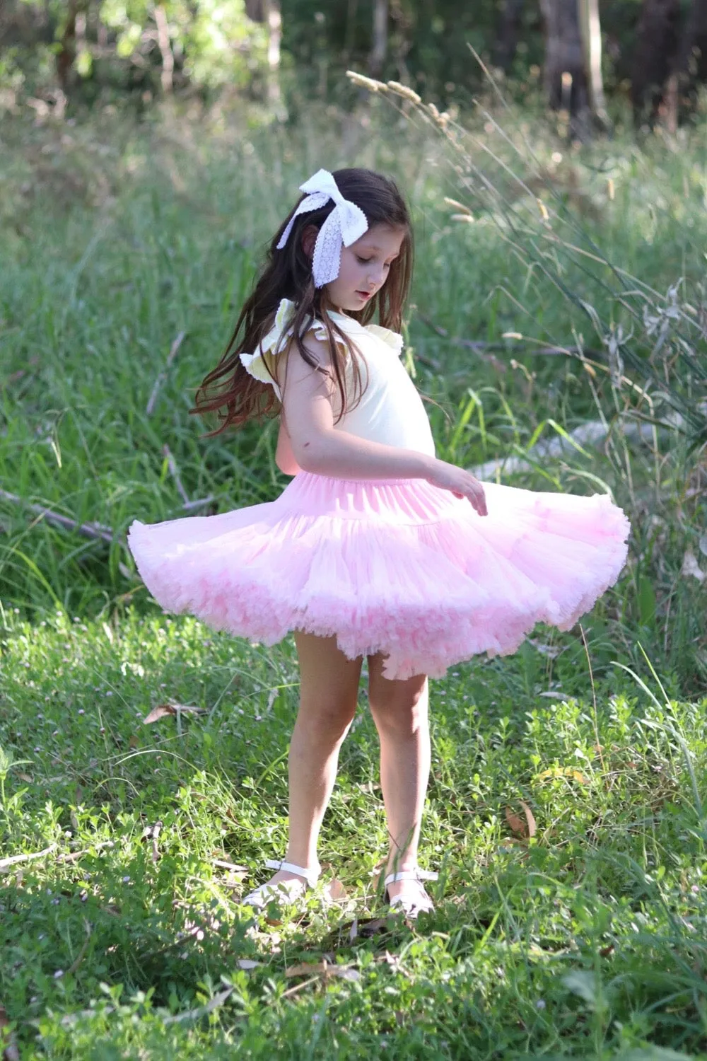 Heavenly Tulle PettiSkirt  - Parfait Pink