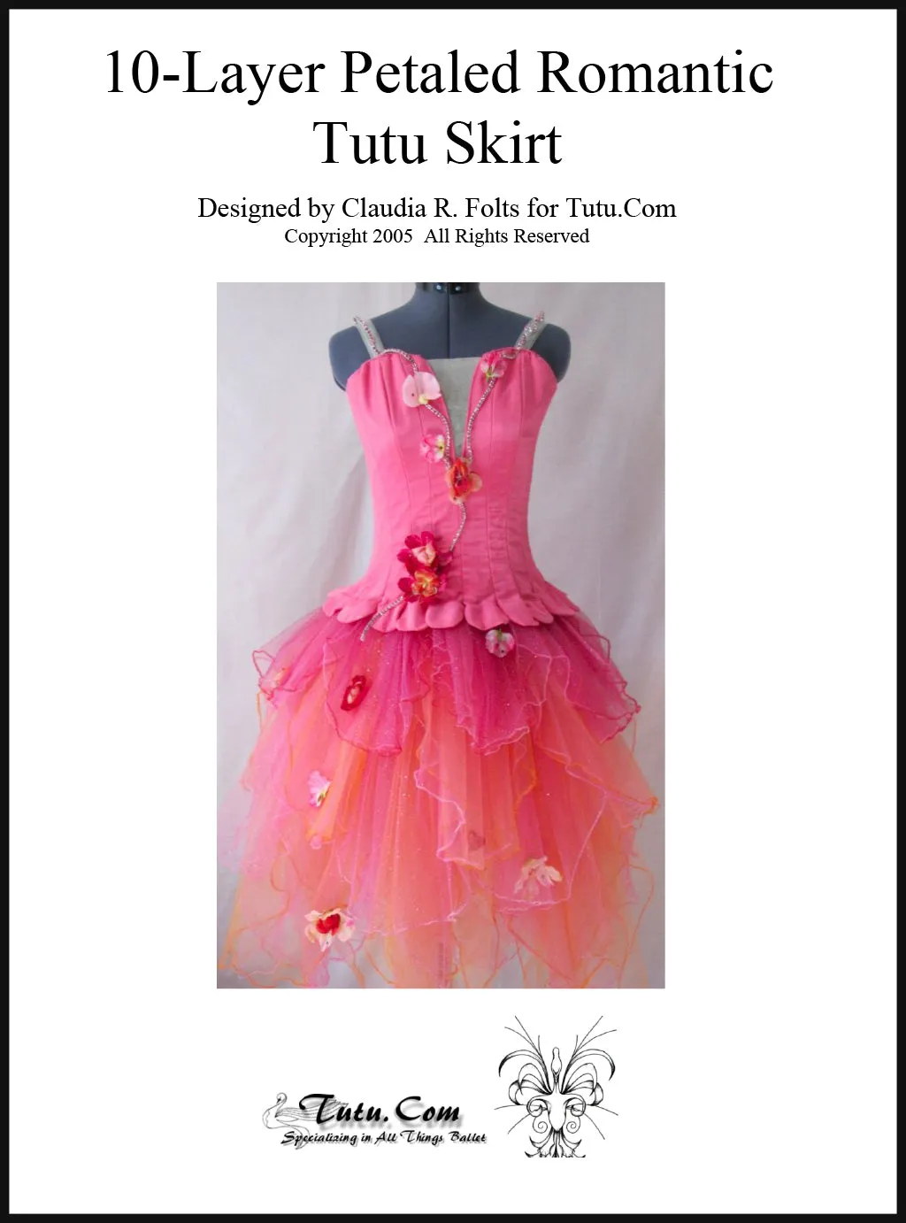 Instructions: 10 Layer Petaled Romantic Tutu