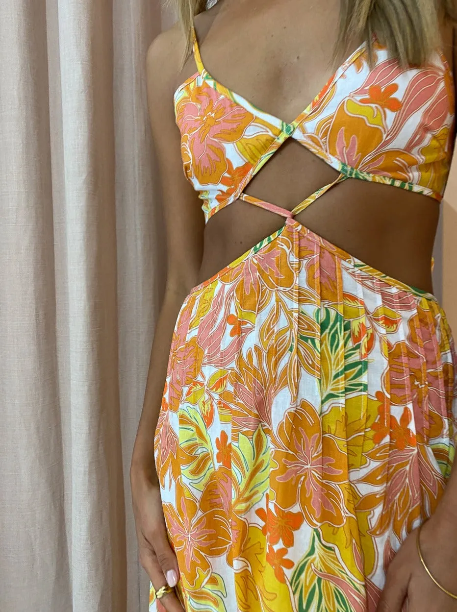 Issy Citrus Dress in Aloha