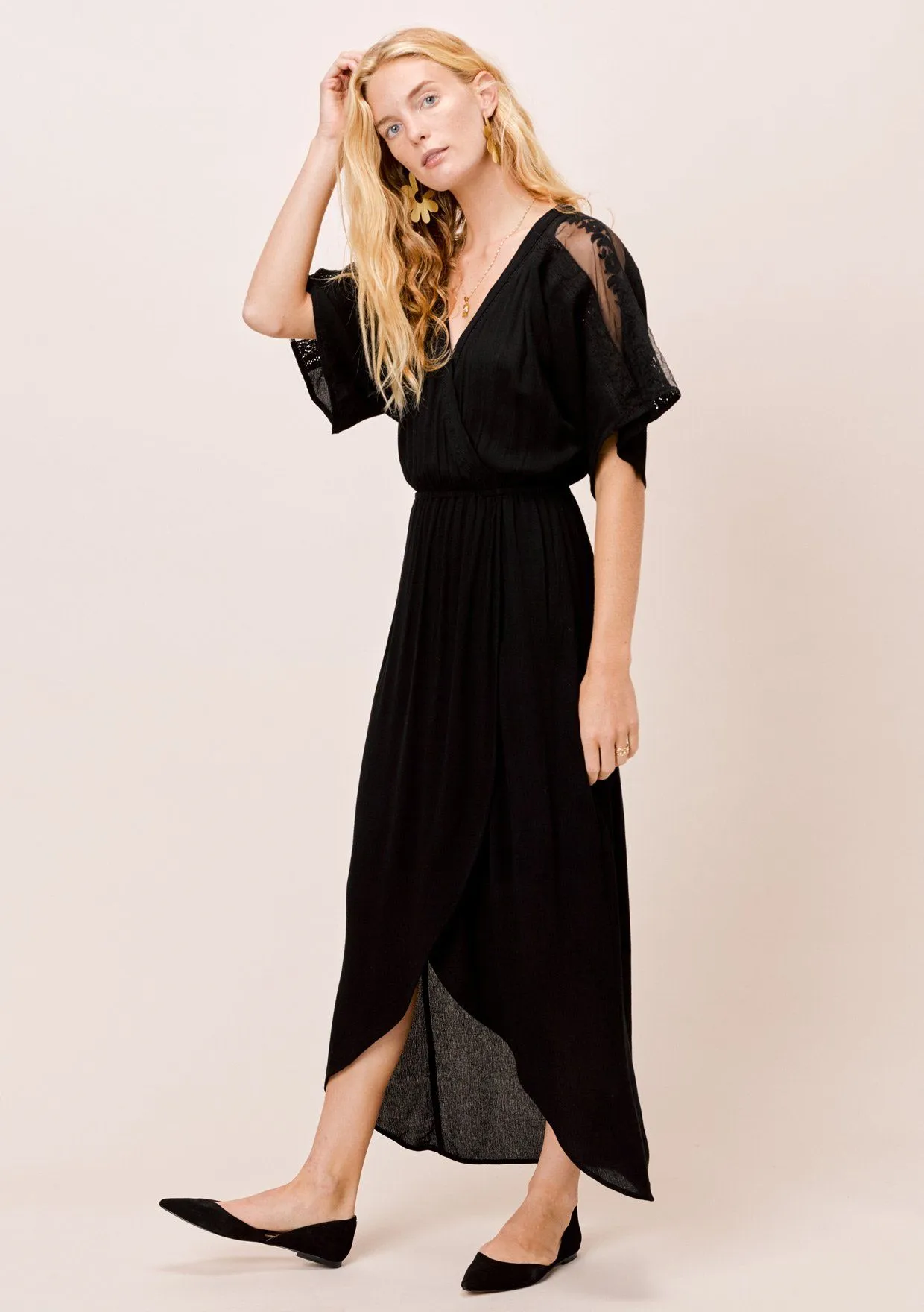 Jolie Wrap Front Dress