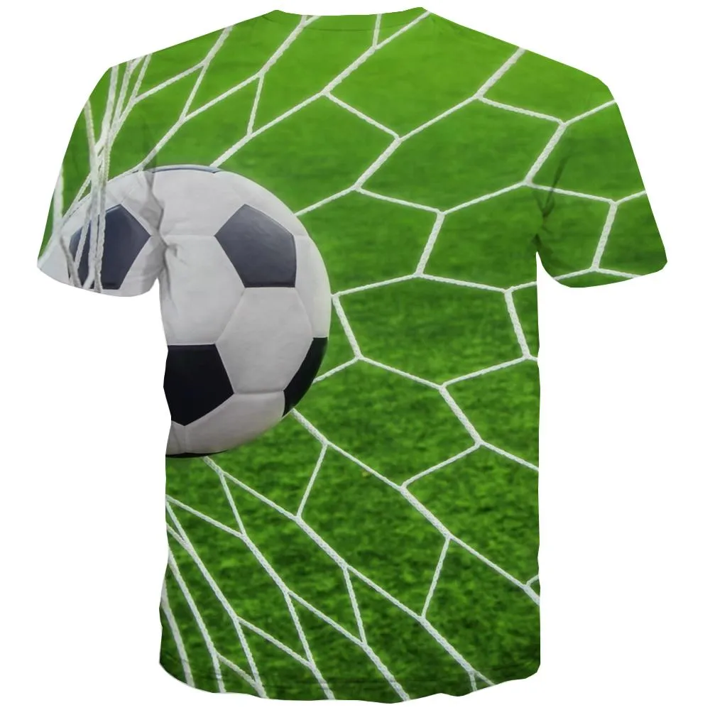 Lawn T-shirt Men Football Tshirts Cool Athletics Shirt Print Stadium T-shirts Graphic