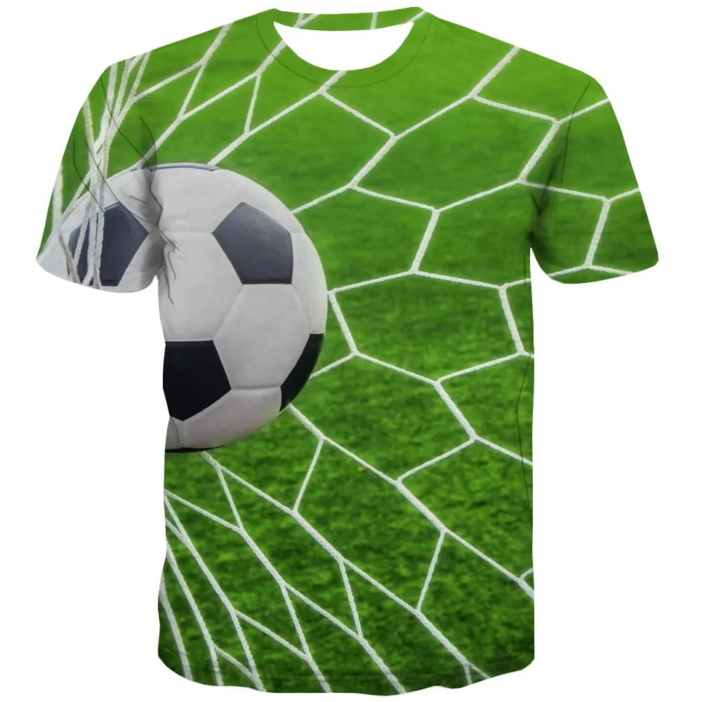 Lawn T-shirt Men Football Tshirts Cool Athletics Shirt Print Stadium T-shirts Graphic