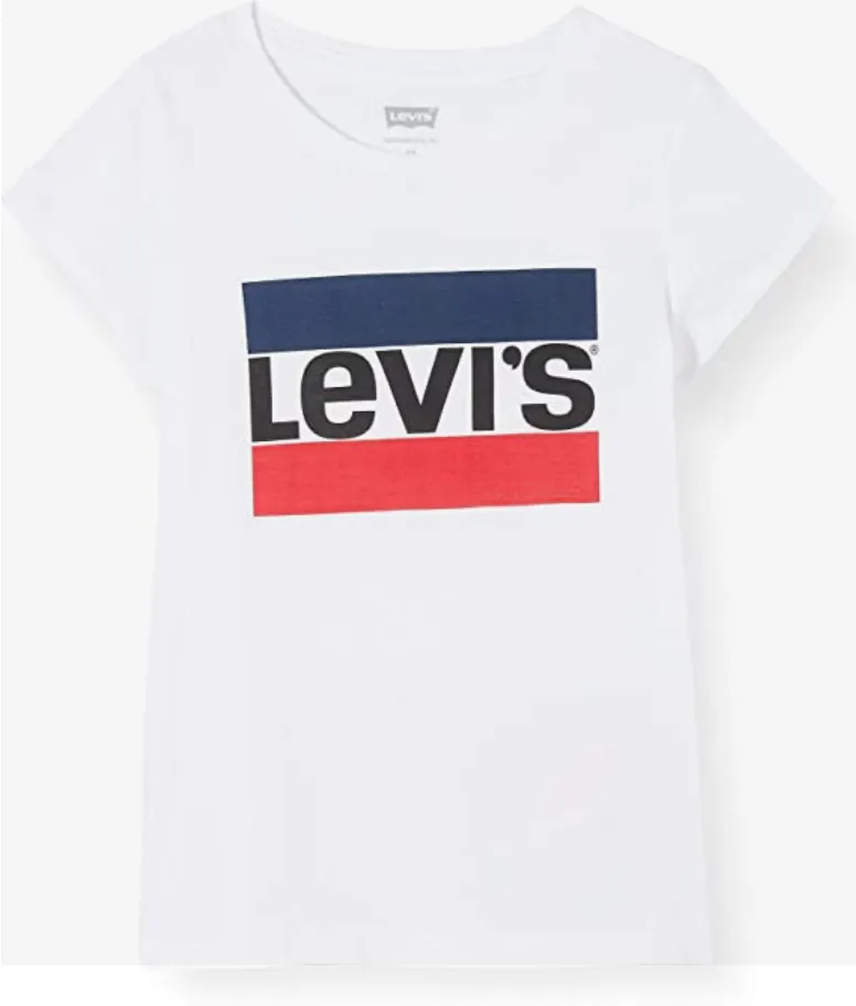 Levis Kid's T-shirt manica corta da ragazzi unisex Logo Tee 3E4900 4E4900 bianco